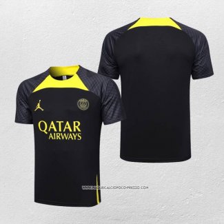 Maglia Allenamento Paris Saint-Germain Jordan 23-24 Nero