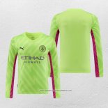 Maglia Manchester City Portiere 2023-24 Manica Lunga Verde