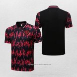 Maglia Polo Manchester United 22-23 Nero e Rosso