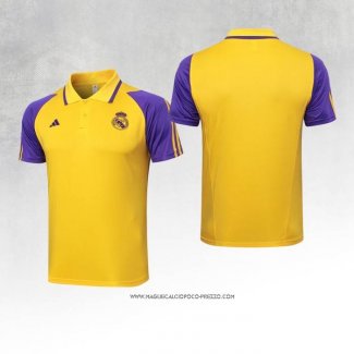 Maglia Polo Real Madrid 23-24 Giallo