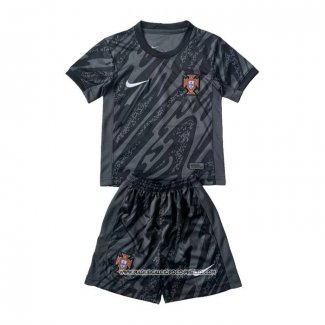 Maglia Portogallo Portiere 2024 Bambino Nero