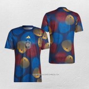 Maglia Prematch Spagna 2022 Blu