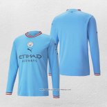 Prima Maglia Manchester City 22-23 Manica Lunga