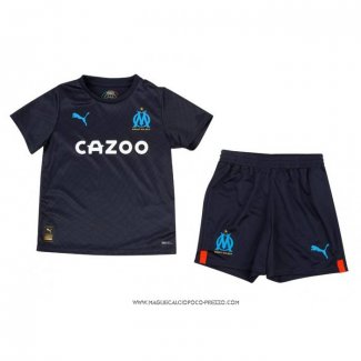 Seconda Maglia Olympique Marsiglia 22-23 Bambino