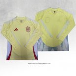 Seconda Maglia Spagna 2024 Manica Lunga