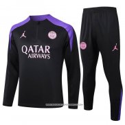 Tuta da Track Felpa Paris Saint-Germain Jordan Nero 24-25