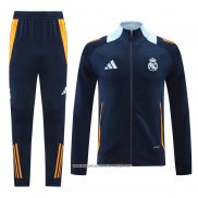 Tuta da Track Giacca Real Madrid Blu Scuro 24-25