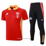 Conjunto Polo Bayern Monaco 2024 Rosso -25