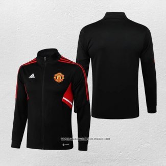 Giacca Manchester United 22-23 Nero e Rosso