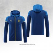 Giacca con Cappuccio Olympique Marsiglia 23-24 Blu