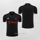 Maglia Allenamento Manchester United 23-24 Nero