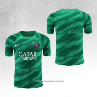 Maglia Paris Saint-Germain Portiere 23-24 Verde