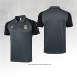 Maglia Polo Real Madrid 23-24 Grigio