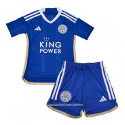 Prima Maglia Leicester City 23-24 Bambino