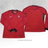 Prima Maglia Portogallo 2024 Manica Lunga