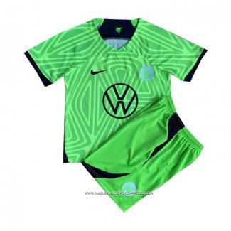 Prima Maglia VfL Wolfsburg 22-23 Bambino