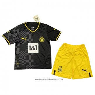 Seconda Maglia Borussia Dortmund 22-23 Bambino