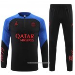 Tuta da Track Felpa Paris Saint-Germain Jordan 2022-23 Nero