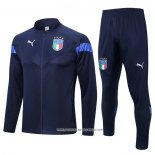 Tuta da Track Giacca Italia 22-23 Blu Scuro