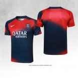 Maglia Allenamento Paris Saint-Germain 23-24 Rosso e Blu