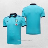 Maglia Polo Brasile 2022-23 Blu