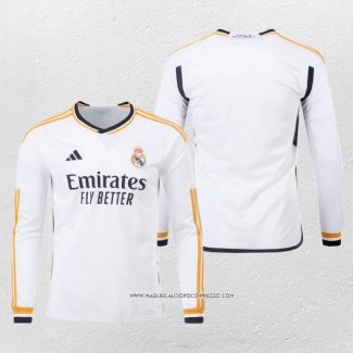 Prima Maglia Real Madrid 23-24 Manica Lunga