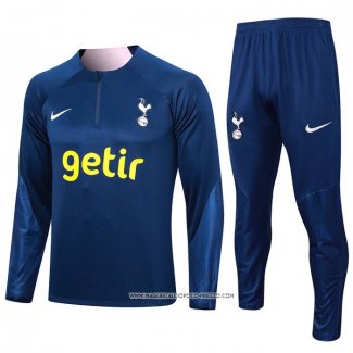 Tuta da Track Felpa Tottenham Hotspur 23-24 Blu