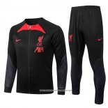 Tuta da Track Giacca Liverpool 22-23 Bambino Nero