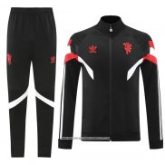 Tuta da Track Giacca Manchester United 2024 Nero -2025