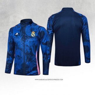 Giacca Real Madrid Blu Dragon 24-25