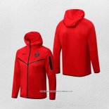 Giacca con Cappuccio Paris Saint-Germain 22-23 Rosso