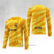 Maglia Barcellona Portiere 23-24 Manica Lunga Giallo