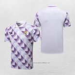 Maglia Polo Real Madrid 22-23 Bianco e Purpura