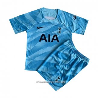 Maglia Tottenham Hotspur Portiere 23-24 Bambino Blu