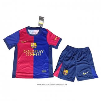 Prima Maglia Barcellona Bambino Coldplay 24-25