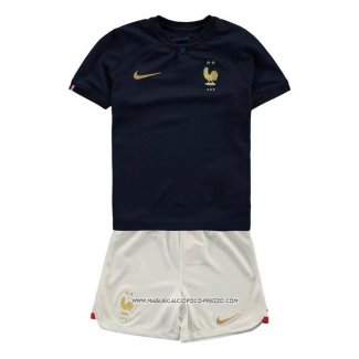 Prima Maglia Francia 2022 Bambino