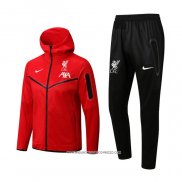 Tuta con Cappuccio Liverpool 22-23 Rosso