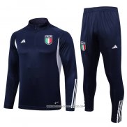 Tuta da Track Felpa Italia 23-24 Bambino Blu