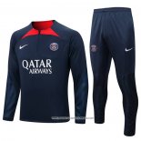 Tuta da Track Felpa Paris Saint-Germain 22-23 Blu Scuro