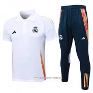 Conjunto Polo Real Madrid 2024 Bianco -25