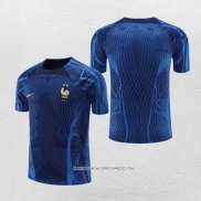 Maglia Allenamento Francia 22-23 Blu Scuro