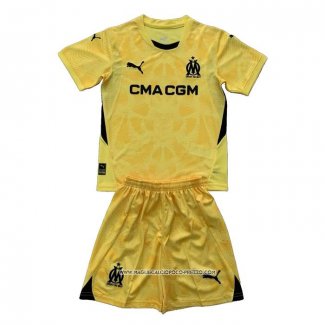 Seconda Maglia Olympique Marsiglia Portiere Bambino 24-25