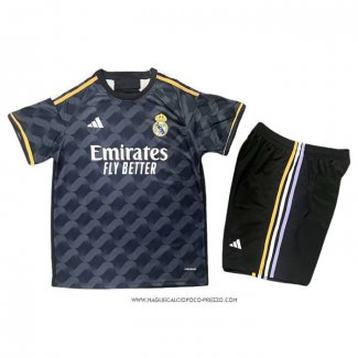 Seconda Maglia Real Madrid 23-24 Bambino