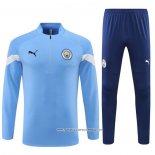 Tuta da Track Felpa Manchester City 22-23 Blu