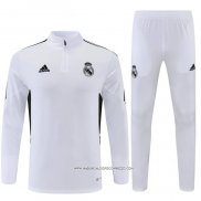 Tuta da Track Felpa Real Madrid 2022-2023 Bianco