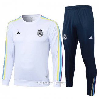 Tuta da Track Felpa Real Madrid 2023 Bianco