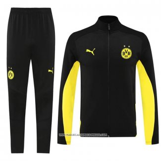 Tuta da Track Giacca Borussia Dortmund Nero 24-25