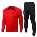 Tuta da Track Giacca Liverpool 2022-23 Bambino Rosso