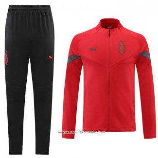 Tuta da Track Giacca Milan 2022-23 Rosso