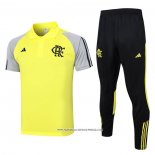 Conjunto Polo Flamengo Giallo 24-25